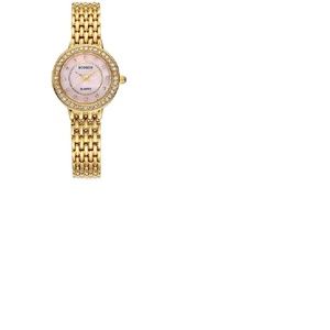 Sousou Watch Crystals Pink Ceramics Ladies mechanical watch Water resistant